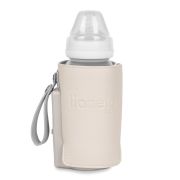 Lionelo - Incalzitor biberoane ThermUp Go Plus, Portabil, Cu aspect elegant, Temperatura constanta pana la 24 h, Incarcare USB, Bej BYNLOC-THERMUP_GO_PLUS_BEIGE_SAND
