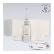 Lionelo - Incalzitor biberoane ThermUp Go Plus, Portabil, Cu aspect elegant, Temperatura constanta pana la 24 h, Incarcare USB, Bej BYNLOC-THERMUP_GO_PLUS_BEIGE_SAND