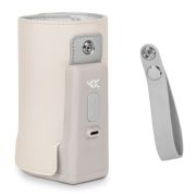 Lionelo - Incalzitor biberoane ThermUp Go Plus, Portabil, Cu aspect elegant, Temperatura constanta pana la 24 h, Incarcare USB, Bej BYNLOC-THERMUP_GO_PLUS_BEIGE_SAND