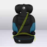 Lionelo - Scaun auto Lars i-Size, Cu tetiera reglabila in 10 pozitii, Cu pozitionare spre sensul de mers, 15-36 Kg, 100-150 cm, Conform cu standardul european de securitate ECE R129/03, Negru/Albastru BYNLO-LARS_I-SIZE_GREEN_TURQUOISE