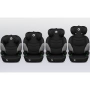 Lionelo - Scaun auto Lars i-Size, Cu tetiera reglabila in 10 pozitii, Cu pozitionare spre sensul de mers, 15-36 Kg, 100-150 cm, Conform cu standardul european de securitate ECE R129/03, Negru/Gri BYNLO-LARS_I-SIZE_BLACK_GREY