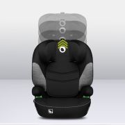 Lionelo - Scaun auto Lars i-Size, Cu tetiera reglabila in 10 pozitii, Cu pozitionare spre sensul de mers, 15-36 Kg, 100-150 cm, Conform cu standardul european de securitate ECE R129/03, Negru/Gri BYNLO-LARS_I-SIZE_BLACK_GREY