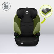 Lionelo - Scaun auto Lars i-Size, Cu tetiera reglabila in 10 pozitii, Cu pozitionare spre sensul de mers, 15-36 Kg, 100-150 cm, Conform cu standardul european de securitate ECE R129/03, Negru/Gri BYNLO-LARS_I-SIZE_BLACK_GREY