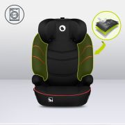 Lionelo - Scaun auto Lars i-Size, Cu tetiera reglabila in 10 pozitii, Cu pozitionare spre sensul de mers, 15-36 Kg, 100-150 cm, Conform cu standardul european de securitate ECE R129/03, Negru/Rosu BYNLO-LARS_I-SIZE_SPORTY_BLACK_RED