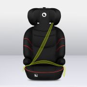 Lionelo - Scaun auto Lars i-Size, Cu tetiera reglabila in 10 pozitii, Cu pozitionare spre sensul de mers, 15-36 Kg, 100-150 cm, Conform cu standardul european de securitate ECE R129/03, Negru/Rosu BYNLO-LARS_I-SIZE_SPORTY_BLACK_RED