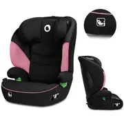 Lionelo - Scaun auto Lars i-Size, Cu tetiera reglabila in 10 pozitii, Cu pozitionare spre sensul de mers, 15-36 Kg, 100-150 cm, Conform cu standardul european de securitate ECE R129/03, Roz BYNLO-LARS_I-SIZE_PINK_BABY