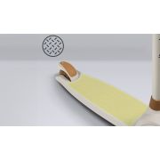 Lionelo - Trotineta pentru copii, Jessy, Pliabila, Pana la 50 Kg, Cu design ergonomic, Cu lumini LED, 56 x 26 x 67-82 cm, 3 ani+, Maro BYNLOE-JESSY_GREY_BROWN