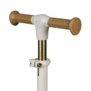 Lionelo - Trotineta pentru copii, Jessy, Pliabila, Pana la 50 Kg, Cu design ergonomic, Cu lumini LED, 56 x 26 x 67-82 cm, 3 ani+, Maro BYNLOE-JESSY_GREY_BROWN