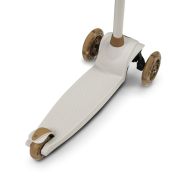 Lionelo - Trotineta pentru copii, Jessy, Pliabila, Pana la 50 Kg, Cu design ergonomic, Cu lumini LED, 56 x 26 x 67-82 cm, 3 ani+, Maro BYNLOE-JESSY_GREY_BROWN