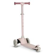 Lionelo - Trotineta pentru copii, Jessy, Pliabila, Pana la 50 Kg, Cu design ergonomic, Cu lumini LED, 56 x 26 x 67-82 cm, 3 ani+, Roz BYNLOE-JESSY_PINK_ROSE