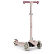 Lionelo - Trotineta pentru copii, Jessy, Pliabila, Pana la 50 Kg, Cu design ergonomic, Cu lumini LED, 56 x 26 x 67-82 cm, 3 ani+, Roz BYNLOE-JESSY_PINK_ROSE