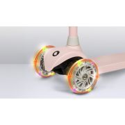 Lionelo - Trotineta pentru copii, Jessy, Pliabila, Pana la 50 Kg, Cu design ergonomic, Cu lumini LED, 56 x 26 x 67-82 cm, 3 ani+, Roz BYNLOE-JESSY_PINK_ROSE