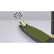 Lionelo - Trotineta pentru copii, Jessy, Pliabila, Pana la 50 Kg, Cu design ergonomic, Cu lumini LED, 56 x 26 x 67-82 cm, 3 ani+, Verde BYNLOE-JESSY_GREY_GREEN