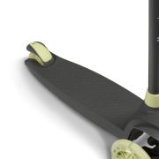 Lionelo - Trotineta pentru copii, Jessy, Pliabila, Pana la 50 Kg, Cu design ergonomic, Cu lumini LED, 56 x 26 x 67-82 cm, 3 ani+, Verde BYNLOE-JESSY_GREY_GREEN