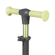 Lionelo - Trotineta pentru copii, Jessy, Pliabila, Pana la 50 Kg, Cu design ergonomic, Cu lumini LED, 56 x 26 x 67-82 cm, 3 ani+, Verde BYNLOE-JESSY_GREY_GREEN