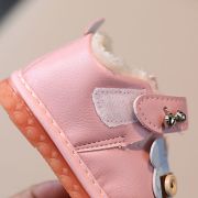 Pantofi roz imblaniti - mouse (marime disponibila: 3-6 luni (marimea 18 incaltaminte)) mdhyw15-2-bo4.3-6 luni (marimea 18 incaltaminte)