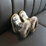 Cizme aurii cu blanita LIWTN01-5-DE7