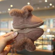 Cizmulite maro scurte imblanite MBX1-2-DE6