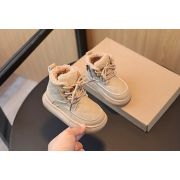 Ghete imblanite crem pentru baietei - Klony MBmm225-1-bo5