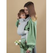 Marsupiu isara quick half buckle pearl grey