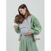Marsupiu isara quick half buckle pearl grey