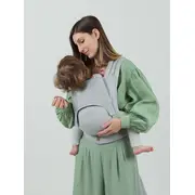 Marsupiu isara quick half buckle pearl grey
