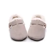 Pantofiori gri imblaniti pentru fetite - Lilly LIXH0218-2-c1