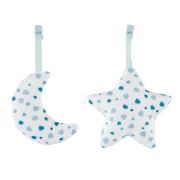 Carusel muzical 3 in 1 Chicco Rainbow cu proiectie, bleu, 0 luni+ CHC1104120-1