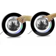 Glob pamantesc levitant in suport LED forma rotunda Cosmolino MP74014 BBJMP74014_Negru