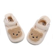 Pantofiori crem pentru fetite - Ursulet LINJ013-2-sa5