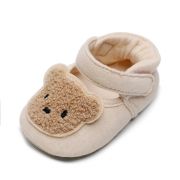 Pantofiori crem pentru fetite - Ursulet LINJ013-2-sa5