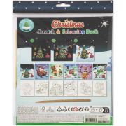 Set 6 planse razuibile si de colorat Craciun 26 x21 cm Grafix GR800046 BBJGR800046_Initiala