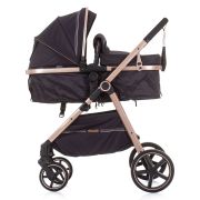 Carucior chipolino misty 2 in 1 pure black hubkkmt02305pb