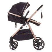 Carucior chipolino misty 2 in 1 pure black hubkkmt02305pb