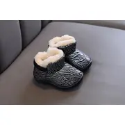 Cizmulite imblanite argintiu cu negru MDBY2202-1-de3