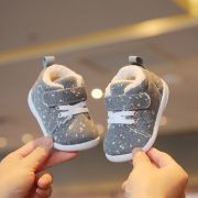 Pantofi imblaniti gri cu picatele albe LIHYW19-1-bo5