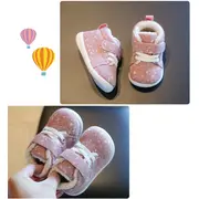 Pantofi imblaniti roz cu picatele albe LIHYW19-2-de7