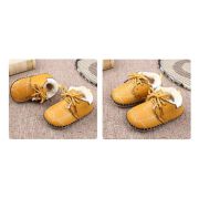 Pantofiori galben mustar imblaniti pentru bebelusi AMHYW02-2-p31