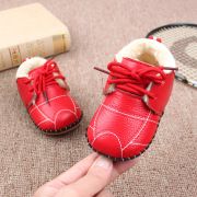 Pantofiori rosii imblaniti pentru fetite - Bella LIHYW02-1-p31