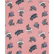 Sac de dormit copii Bunny Pink, 110 cm, 0.8 tog - Primavara KDEJ11008BUNP