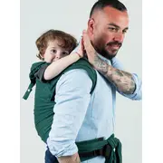 Marsupiu isara quicktie evergreen linen