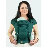 Marsupiu isara quicktie evergreen linen