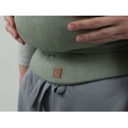 Marsupiu isara quicktie sage green linen
