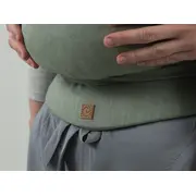 Marsupiu isara quicktie sage green linen