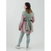 Marsupiu isara quicktie sage green linen