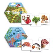 Joc pentru dezvoltarea cunostintelor despre natura: de unde provin alimentele? - okeakr20551