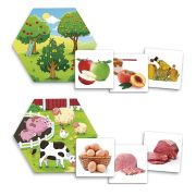Joc pentru dezvoltarea cunostintelor despre natura: de unde provin alimentele? - okeakr20551