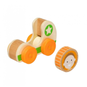 Masinuta din lemn green star colectia go tots - okemd30748