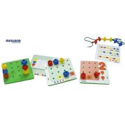 Mozaic jumbo pentru activitati matematice miniland - okeml31785