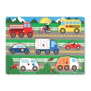Puzzle din lemn vehicule cunoscute - okemd9051
